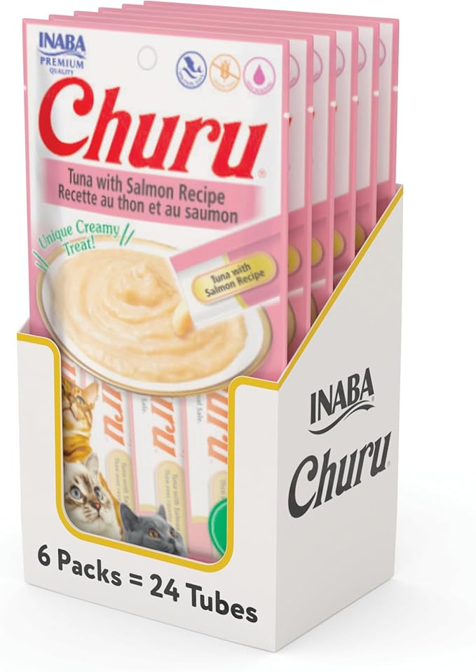 PETISCO P/ GATOS CHURU ATUM COM SALMÃO - ...