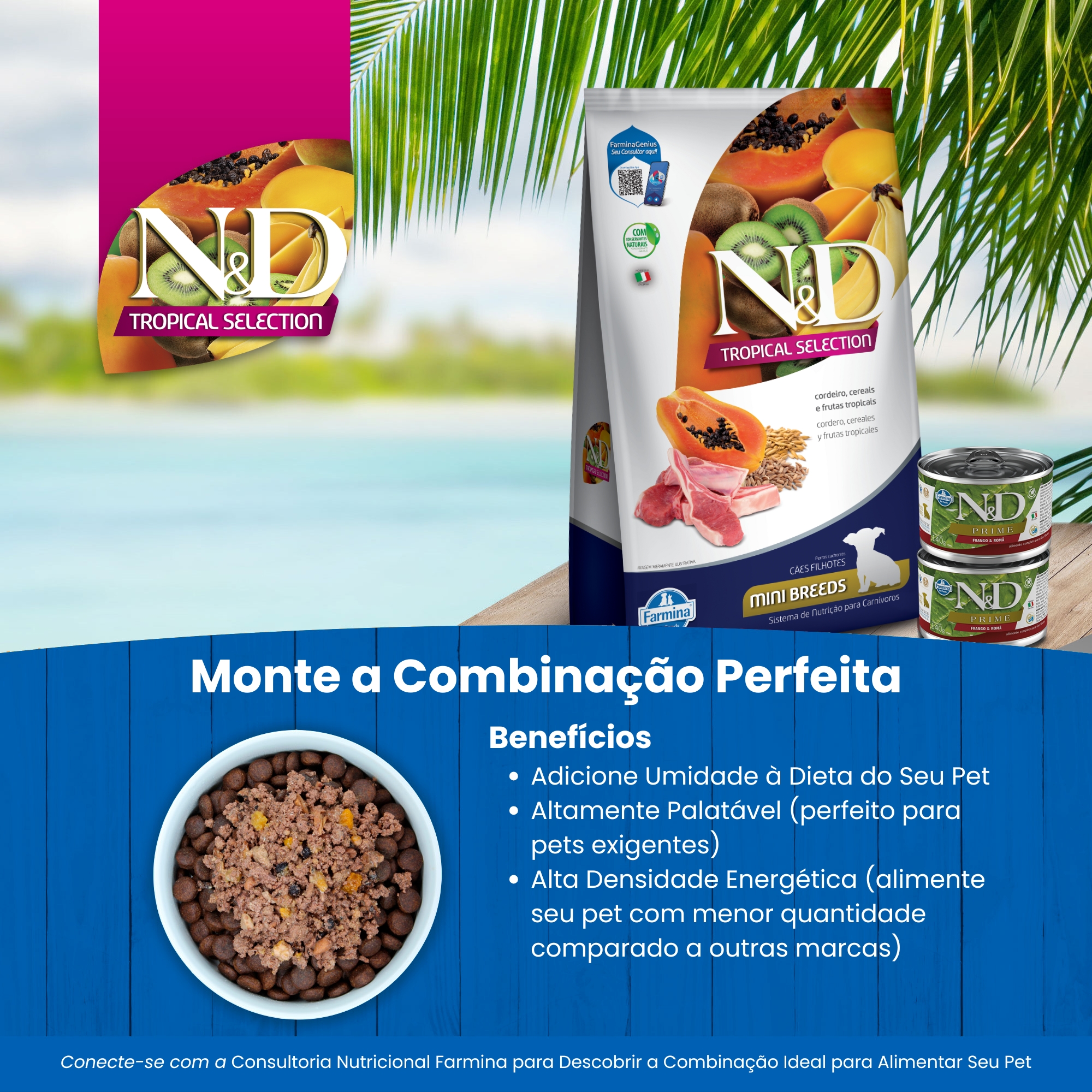 N&D Tropical para Cães Filhotes de Raças ...