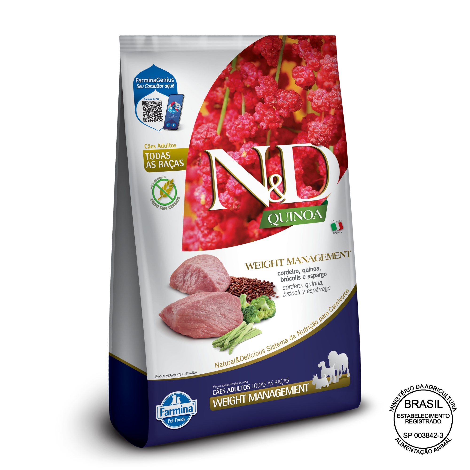 N&D Quinoa Controle de Peso para Cães Adu...