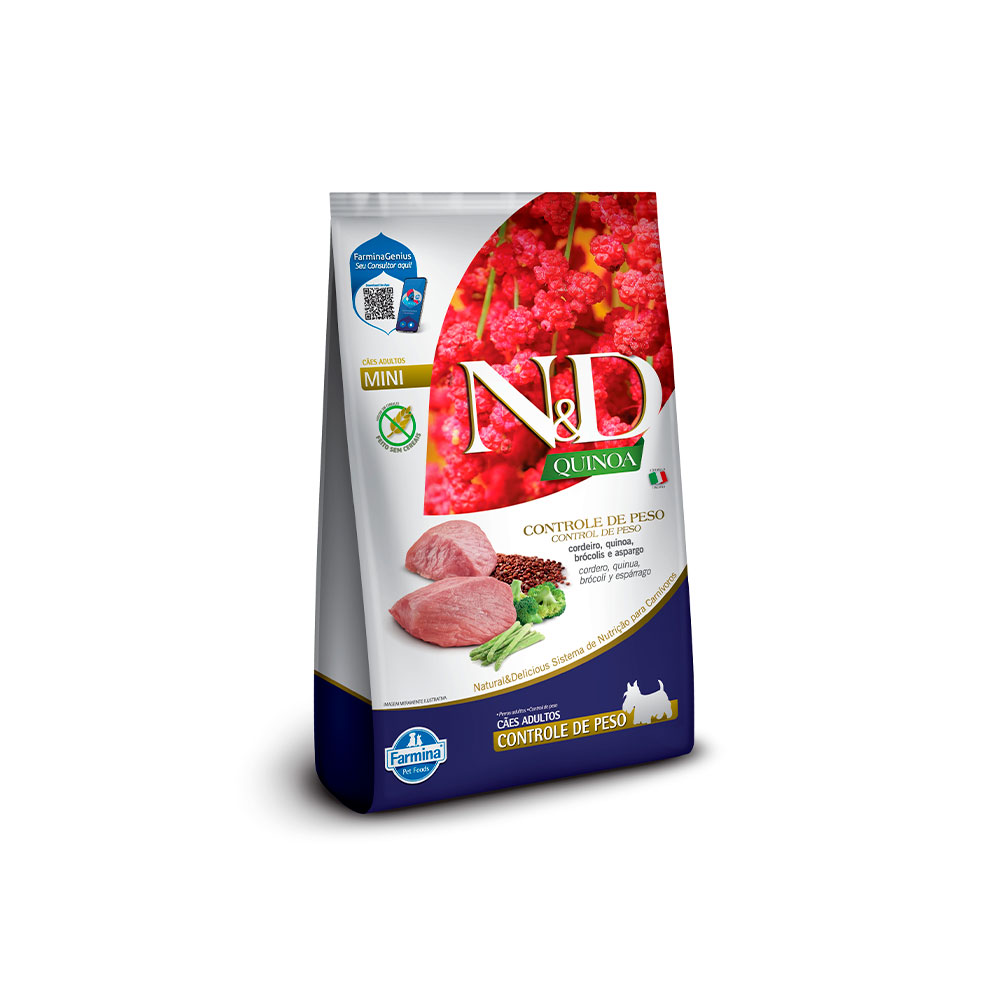 N&D Quinoa Peso Cães Adultos Mini/Peq. C ...